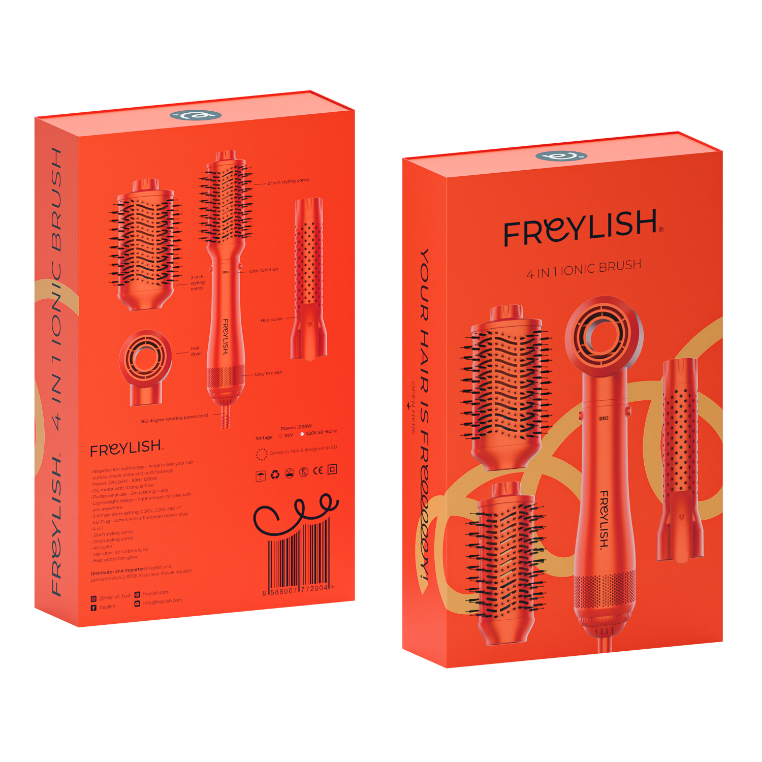 Freylish® 4 in 1 Ionic Brush