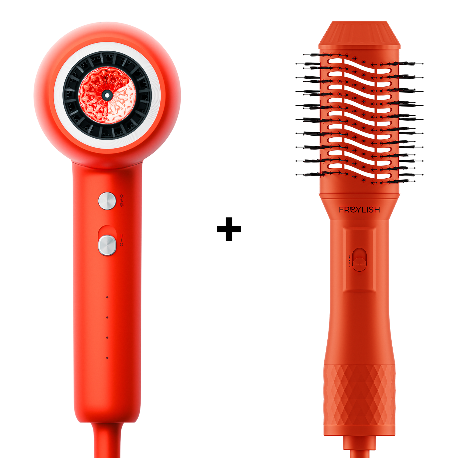 IONIC HAIR DRYER 2.0 + Hot air hair brush